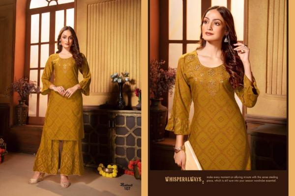 Pankhudi Rayon Fancy Kurti With Sharara Collection 